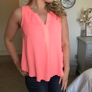 Hot Pink Coral Blouse